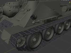su 100 russian tanks 3D Model