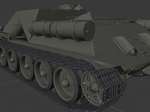su 100 russian tanks Modelo 3D