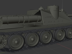 su 100 russian tanks Modelo 3D