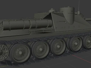 su 100 russian tanks 3D Model