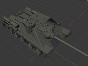 su 100 russian tanks Modelo 3D