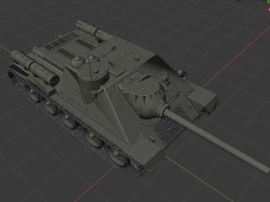 su 100 russian tanks 3D Model