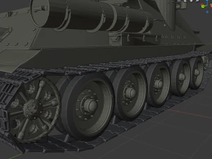su 100 russian tanks 3D Model