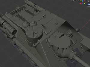 su 100 russian tanks Modelo 3D