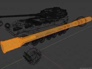 tanks vk 4502 b 3Dモデル