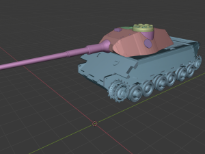 tanks vk 4502 a 3D Model