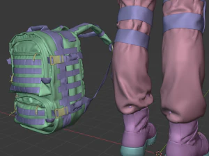 soldier ammunitions 3D Model