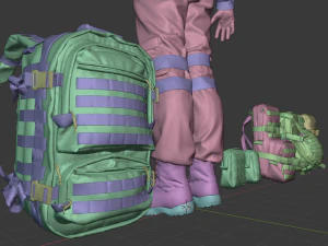 soldier ammunitions 3D Model