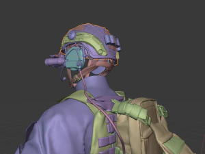 soldier ammunitions 3D Model