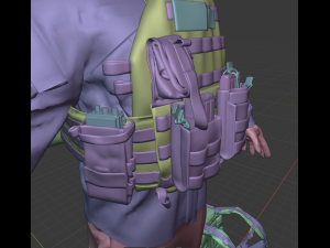 soldier ammunitions Model 3D