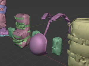 soldier ammunitions 3D Model