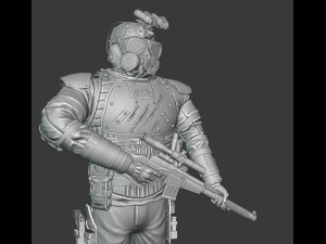 metro exodus soldier 3d print model 3Dプリントモデル