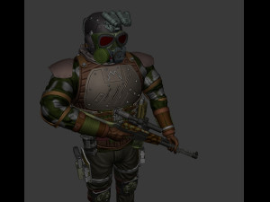 metro exodus soldier 3d print model 3Dプリントモデル