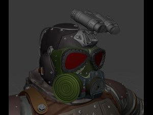 metro exodus soldier 3d print model 3Dプリントモデル