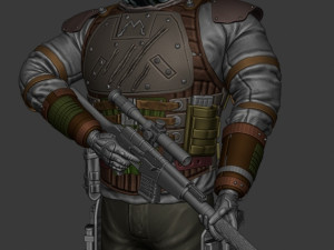 metro exodus soldier 3d print model 3Dプリントモデル