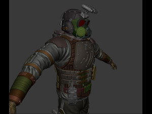 metro exodus soldier 3d print model 3Dプリントモデル