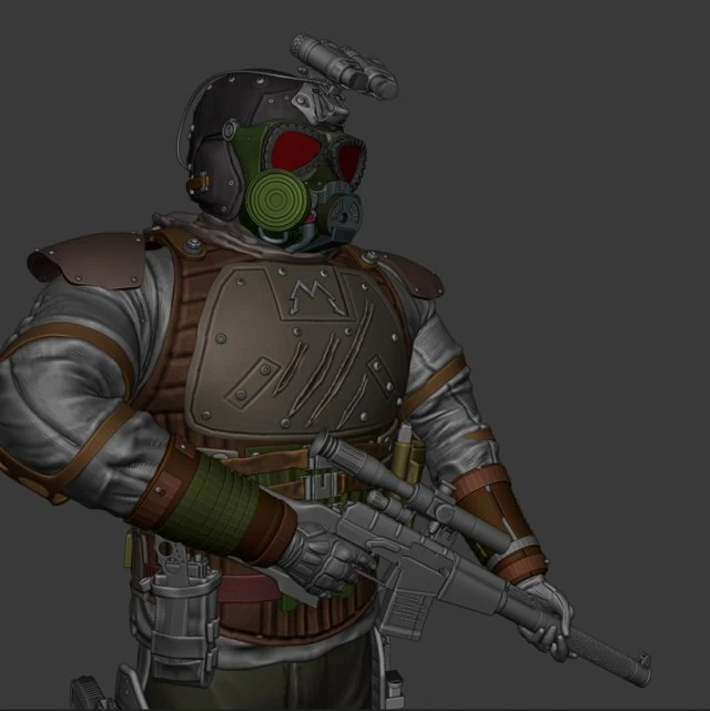 metro exodus soldier 3d print model 3D Print Model .c4d .max .obj .3ds .fbx .stl .blend 