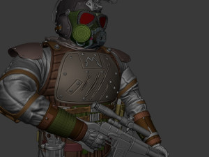 metro exodus soldier 3d print model Modèles 3D en vedette