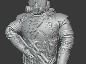 metro exodus soldier 3d print model 3Dプリントモデル