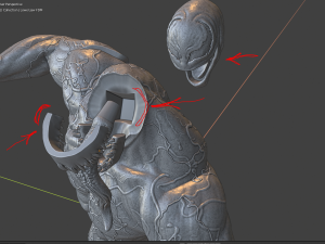 venom eddie brocke 3D Baskı Modeli