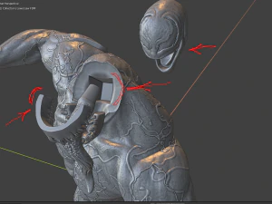 venom eddie brocke 3D Print Model
