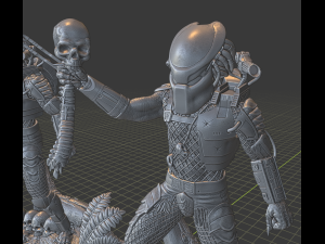 predator jungle 3D-printmodel