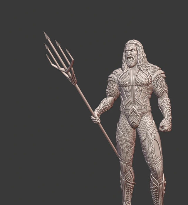 aquaman 3D Print Model .c4d .max .obj .3ds .fbx .stl .blend