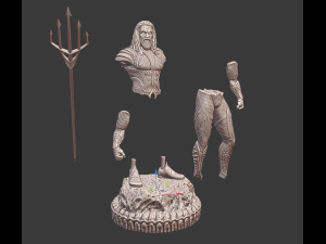 aquaman 3D Print Model