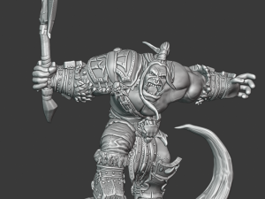warcraft grommash Model do druku 3D