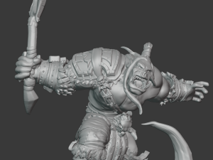 warcraft grommash Modèles 3D en vedette