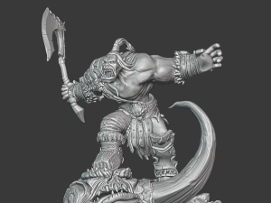 warcraft grommash Modèles 3D en vedette