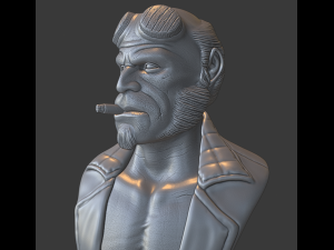 hellboy Modelo de Impressão 3D