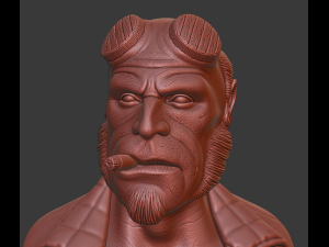 hellboy Modelo de Impressão 3D