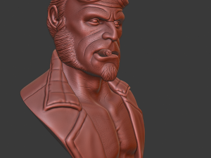 hellboy Modelo de Impressão 3D