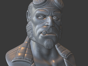 hellboy Modelo de Impressão 3D