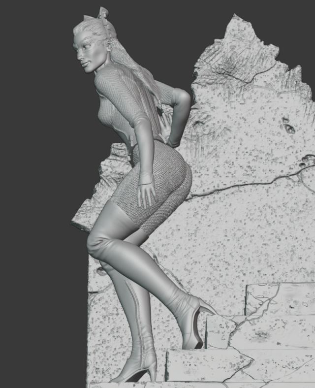 catwoman Modèles 3D en vedette .c4d .max .obj .3ds .fbx .stl .blend 