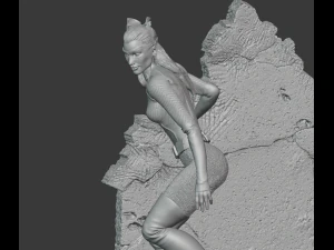 catwoman 3D Print Model