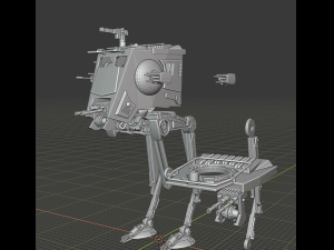 at-st walker Modello di stampa 3D