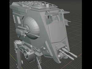 at-st walker Modello di stampa 3D