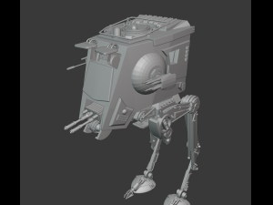at-st walker Modello di stampa 3D