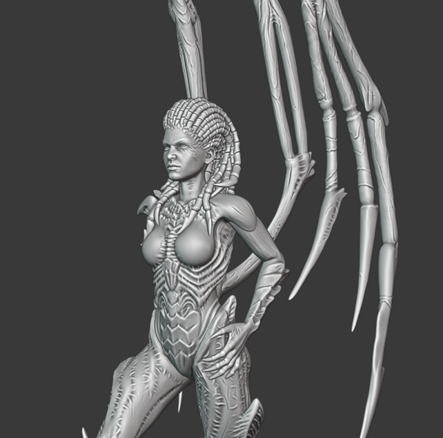 kerrigan 3D Принт Модель .c4d .max .obj .3ds .fbx .stl .blend 