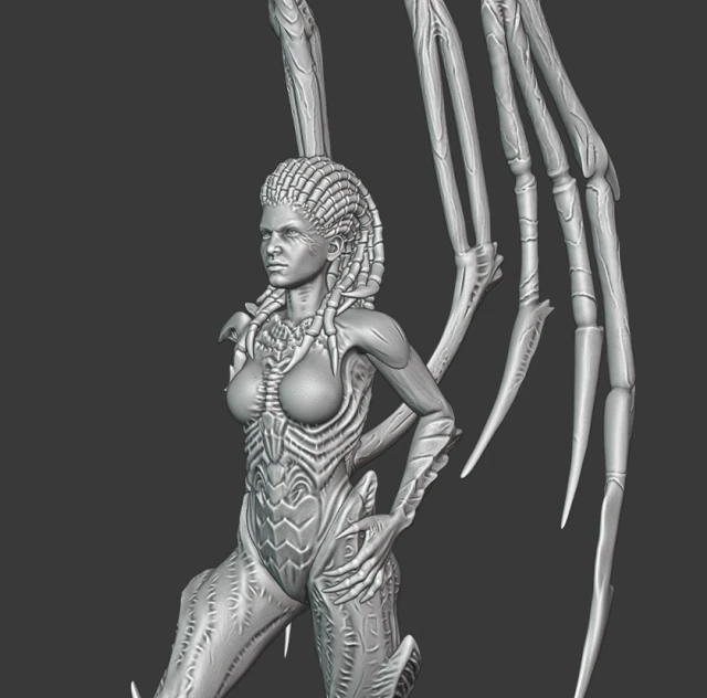 kerrigan 3D Print Model .c4d .max .obj .3ds .fbx .stl .blend 