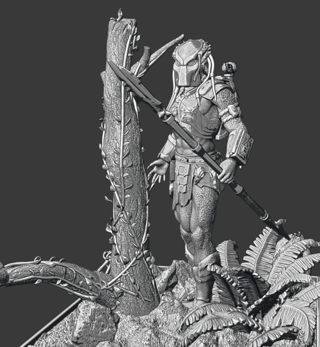 दरिंदा 3D प्रिंट मॉडल .c4d .max .obj .3ds .fbx .stl .blend