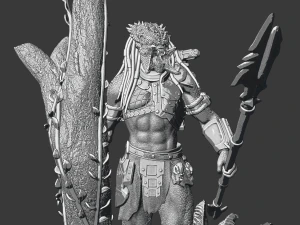 दरिंदा 3D प्रिंट मॉडल