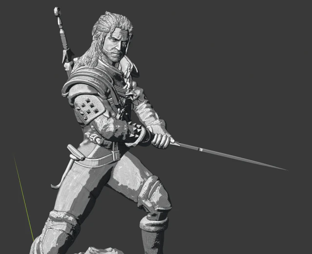 the witcher 3D Print Model .c4d .max .obj .3ds .fbx .stl .blend 
