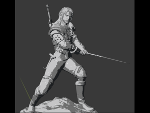 the witcher Model Cetak 3D