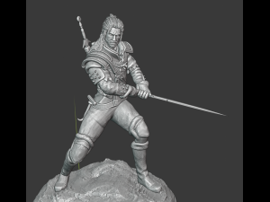 the witcher Model Cetak 3D