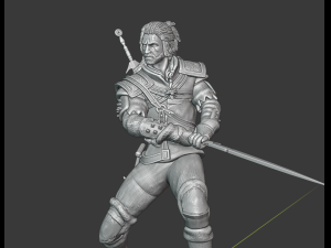 the witcher Model Cetak 3D