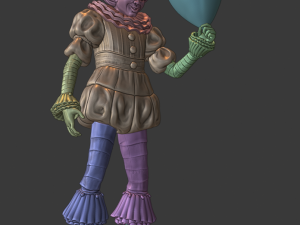pennywise clown Modèles 3D en vedette