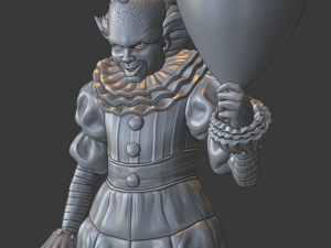 pennywise clown Modèles 3D en vedette